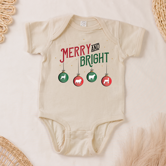 Merry and Bright Christmas Animals– Infant/Toddler/Youth