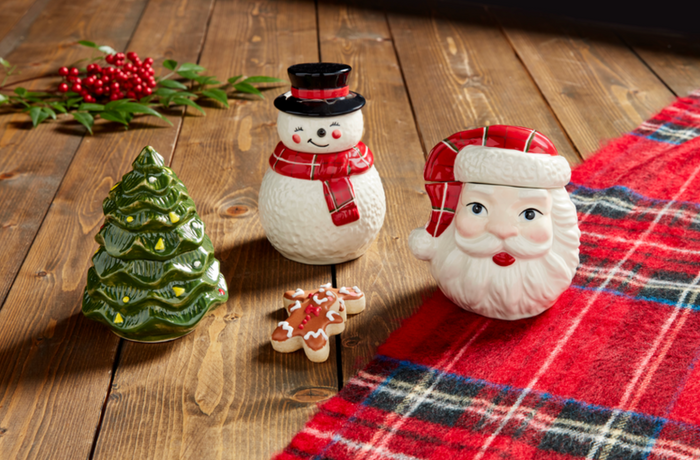 Mini Xmas Candy Jar - Pine & Moss