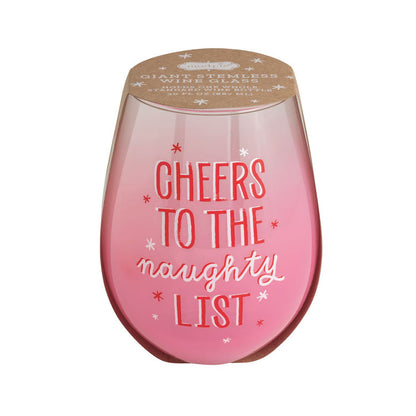 Mudpie- Giant Holiday Wine Glasses #44600154