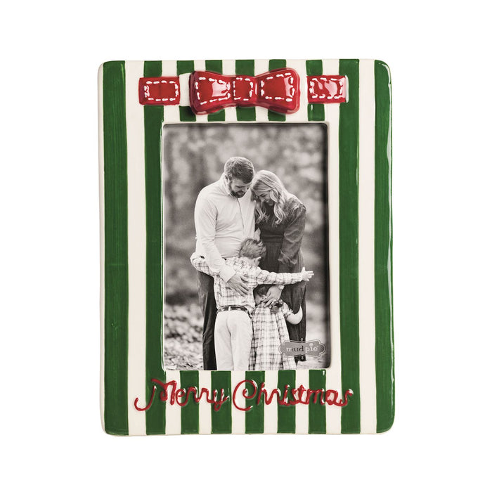 Mudpie- Green Stripe Bow Frame #46900795