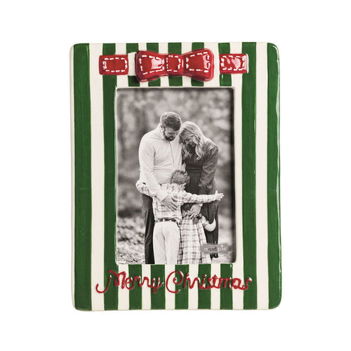 Mudpie- Green Stripe Bow Frame #46900795
