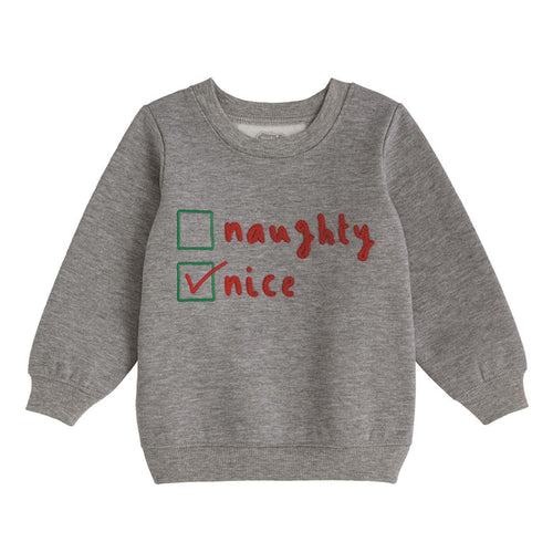 Mudpie- Nice List Sweatshirt #15100340