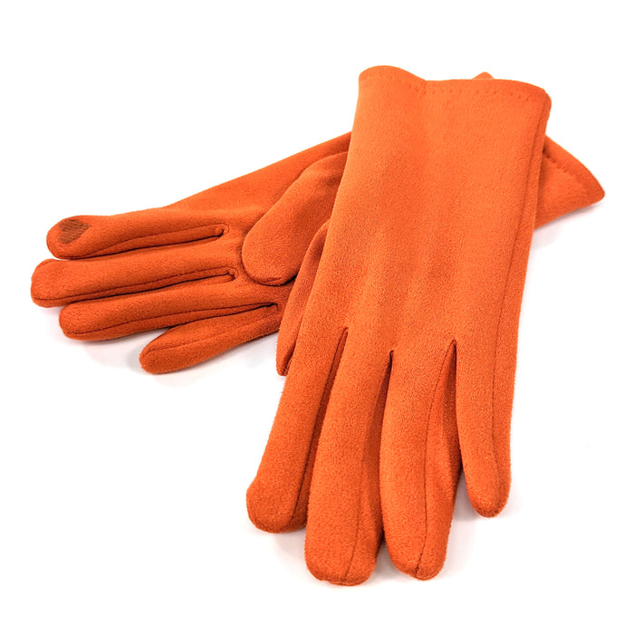 Multi Striped Two in One Gloves - Tropical Forest Orange