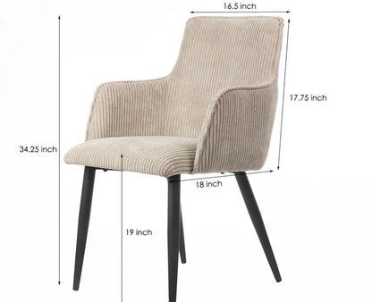 Nordic Living Study Chair Dining Chair - Dining Chair - Furniselan - White