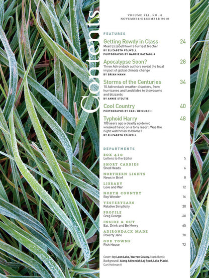 November/December 2010 issue - Extreme Weather