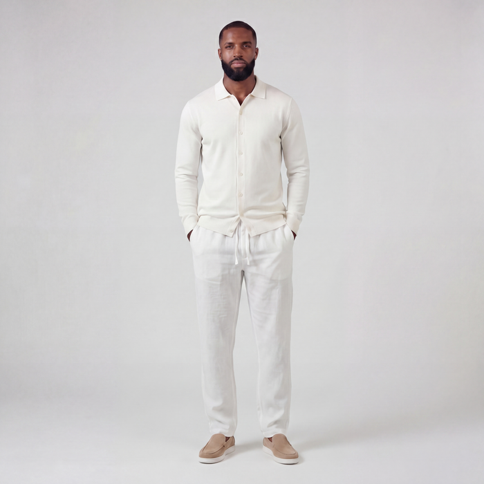 OFF-WHITE LINNEN PANTS