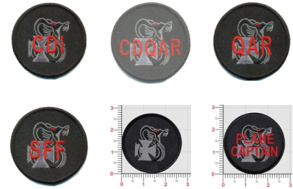 Official HMLA-169 Flightline Qualification Patches