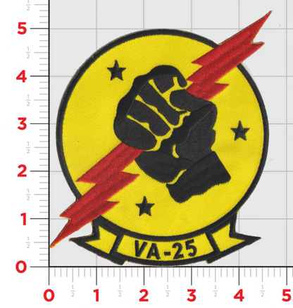 Officially Licensed US Navy VA/VFA-25 Fist of the Fleet Patches