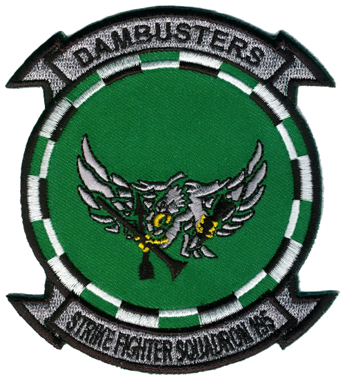 Officially Licensed US Navy VFA-195 Dambusters Patch
