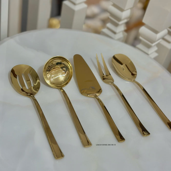 Liman Home Decor - Liman Online OKYANUS KEUKENGEREISET 5 DELIG GOUD