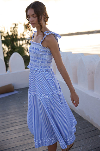 Olivia Skirt- Sconset Blue