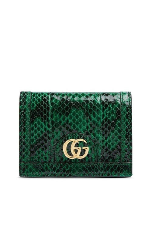 Gucci Ophidia Snake Skin Card Case - Runway Catalog