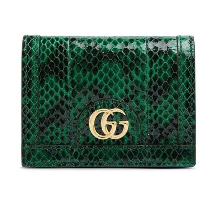 Gucci Ophidia Snake Skin Card Case - Runway Catalog