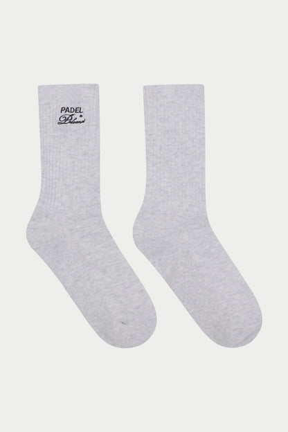 PADEL & PALOMAS SPORTS SOCKS - GREY MARL