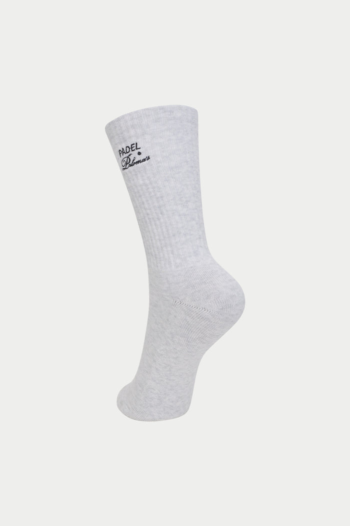PADEL & PALOMAS SPORTS SOCKS - GREY MARL