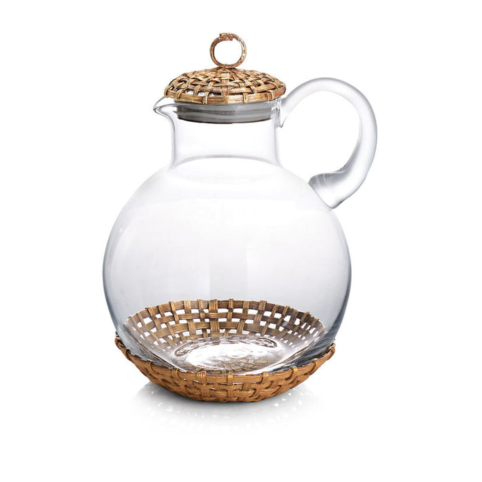 Palm Pitcher with Coaster - RSVP Style