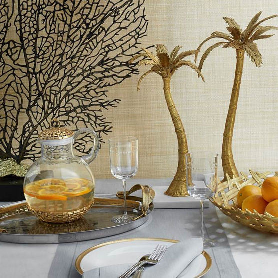 Palm Pitcher with Coaster - RSVP Style