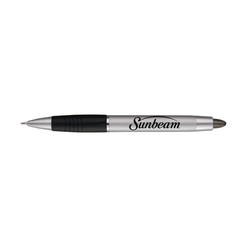Paper Mate® Element Pearlized Barrel - Black Ink - Metallic Silver | Custom Branded | Lemon Print