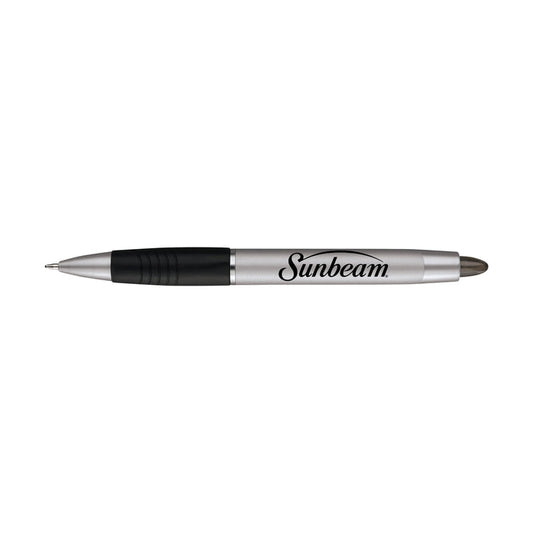 Paper Mate® Element Pearlized Barrel - Black Ink - Metallic Silver | Custom Branded | Lemon Print