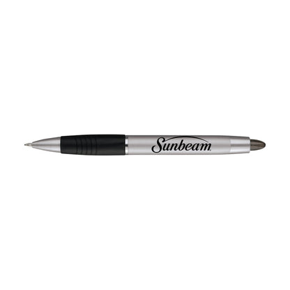 Paper Mate® Element Pearlized Barrel - Blue Ink - Metallic Silver | Custom Branded | Lemon Print