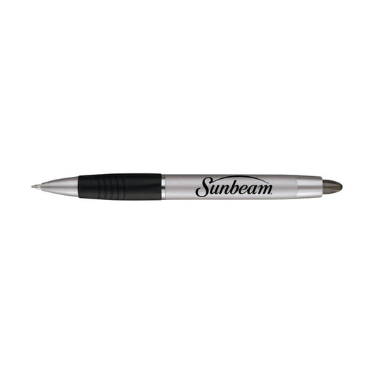 Paper Mate® Element Pearlized Barrel - Blue Ink - Metallic Silver | Custom Branded | Lemon Print