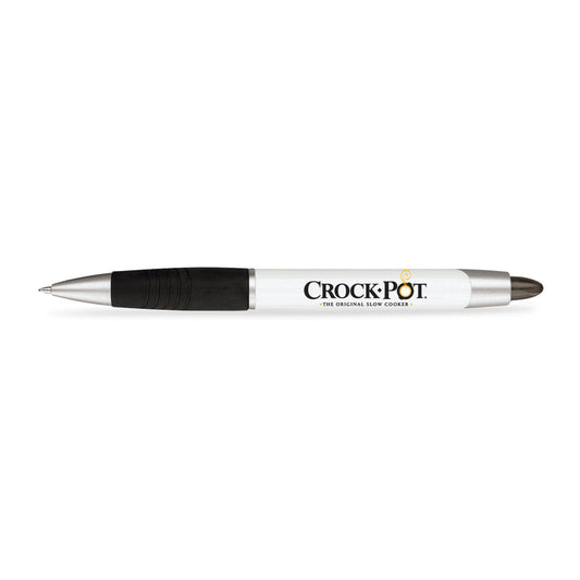 Paper Mate® Element White Barrel - Black Ink - Black | Custom Branded | Lemon Print
