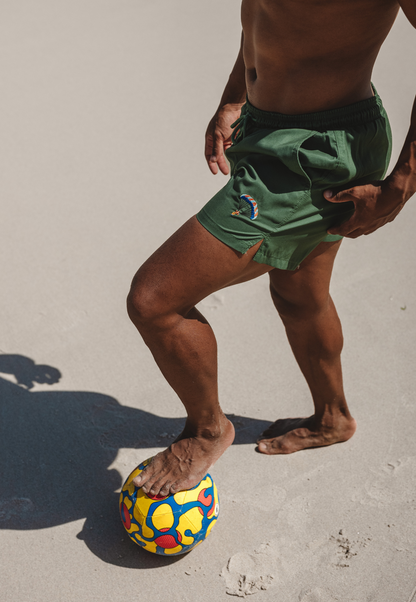 Parachute Plain Father & Son Swim Trunks