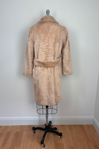 'Passport' Faux Shag Fur Coat