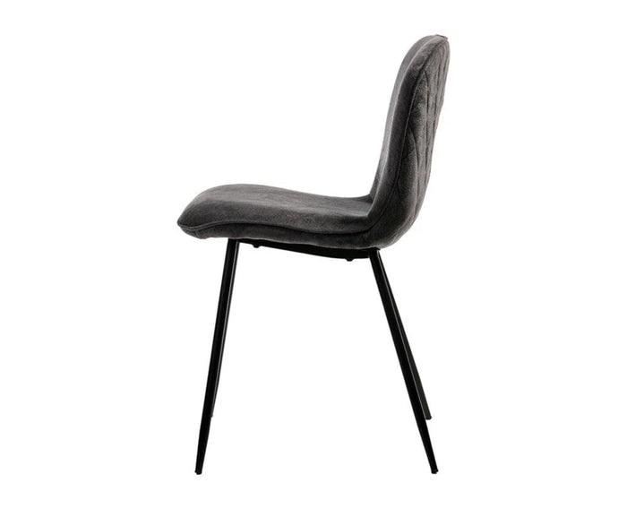 Pine Parlor Dining Chair – Modern Upholstered Dining Chair for Home & Café Grey