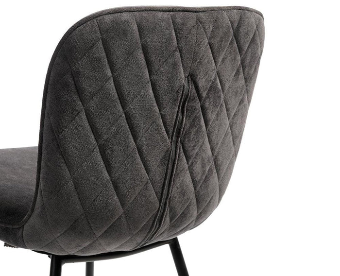 Pine Parlor Dining Chair – Modern Upholstered Dining Chair for Home & Café Grey