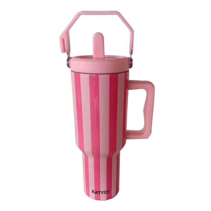 pink stripes tumbler 1