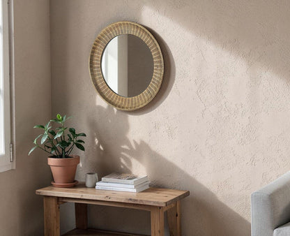 Glenda Mirror Antique Gold