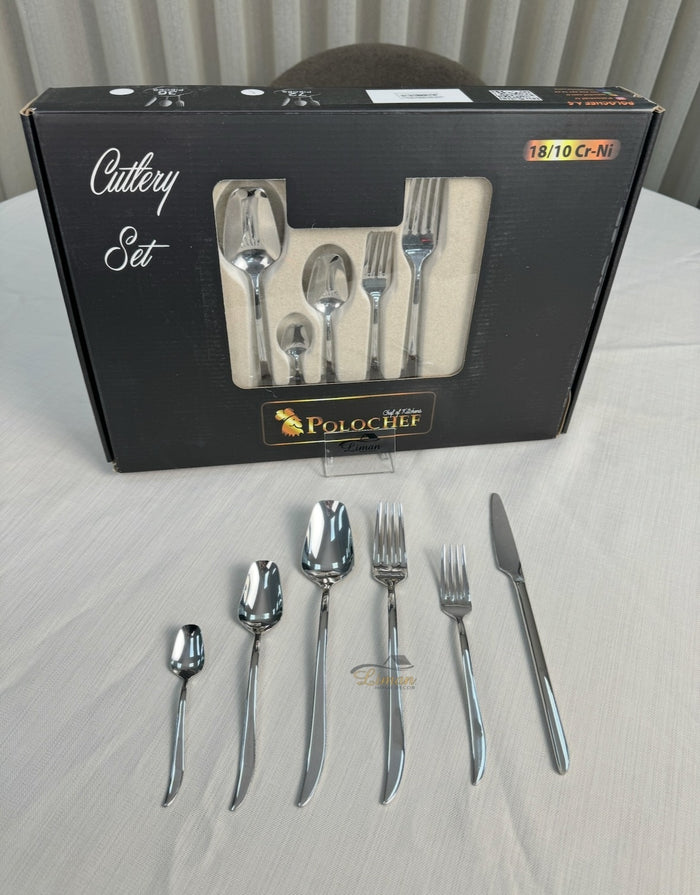 polochef Polochef Quatro Bestekset 36-delig 6-persoons Zilver
