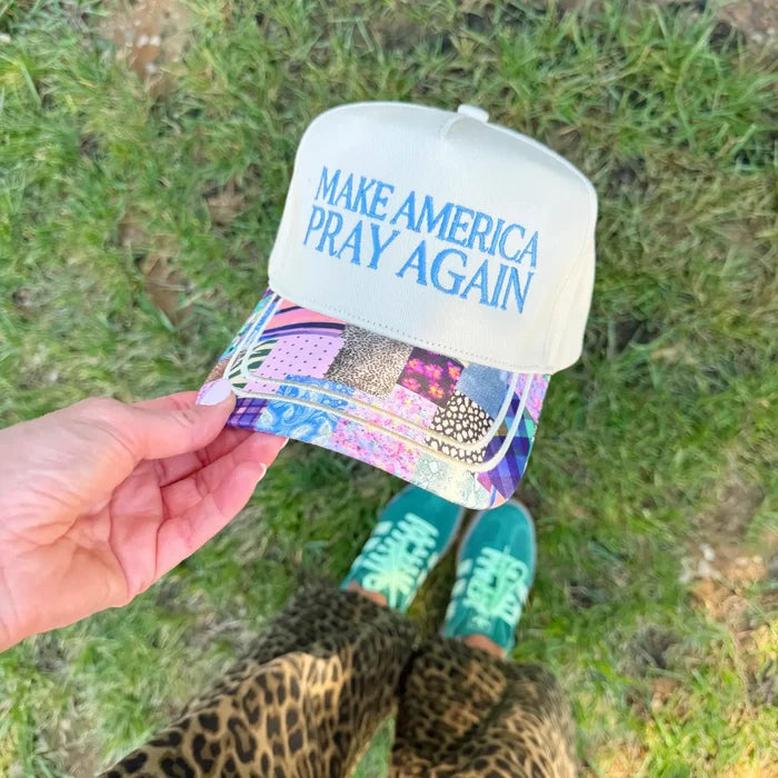 Women's "Make America Pray Again" trucker hat