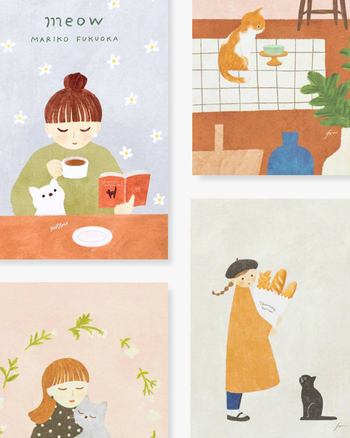 Postcard Set - Meow