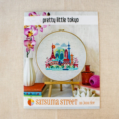 Pretty Little Tokyo Cross Stitch Pattern-Stitched Modern