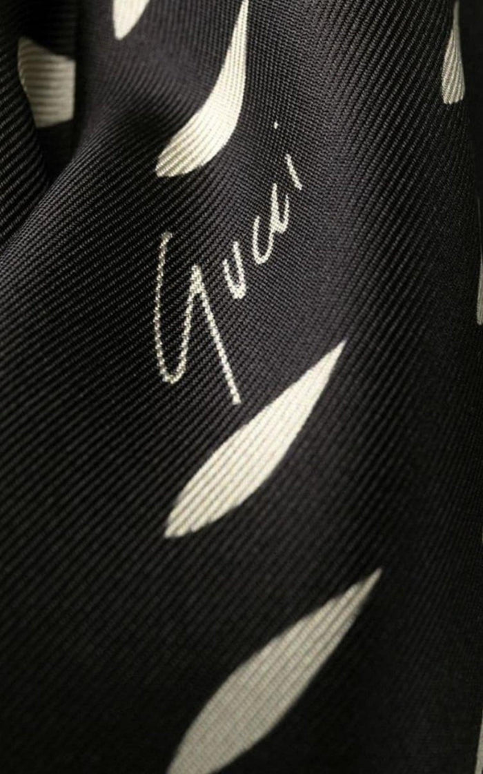 Gucci Printed Scarf Belted Wrap Dress - Runway Catalog