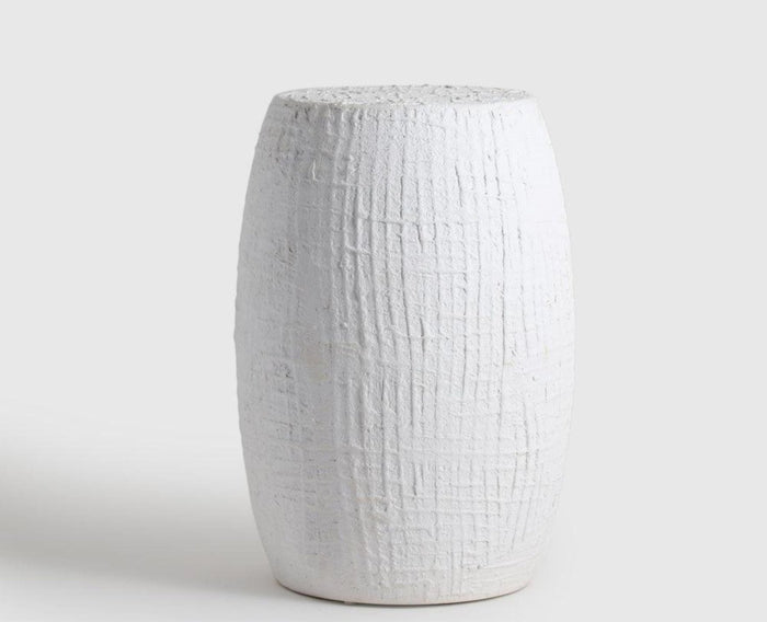 Puraw Outdoor Accent Table white