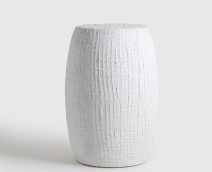 Puraw Outdoor Accent Table white