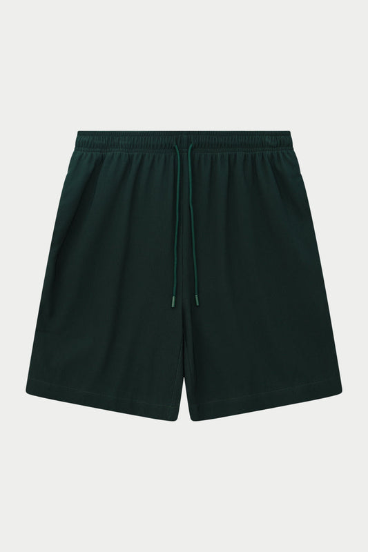 RIBBED SHORTS - GREEN