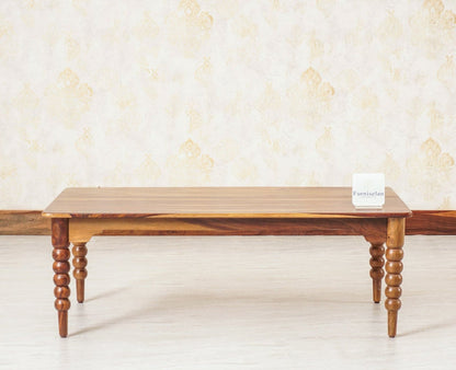 Richmond Sheesham Wood Coffee Table Furniselan - Teak-Finish
