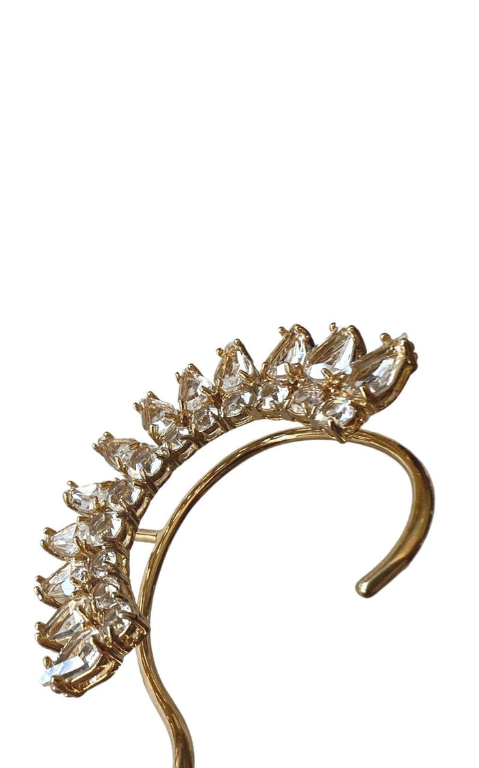 BCBGMAXAZRIA Right Crystal Ear Cuff - Runway Catalog