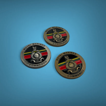 Royal Marines 3 Statue Spoof Coins Set