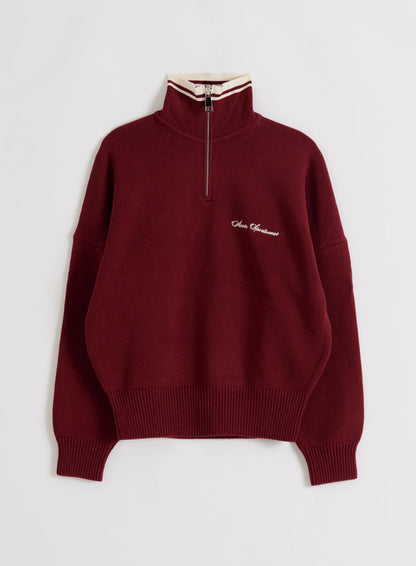 Ruby Cotton Knit Half Zip