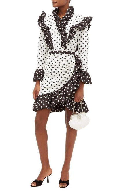 Rodarte Ruffled Polka - Dot Blouse - Runway Catalog