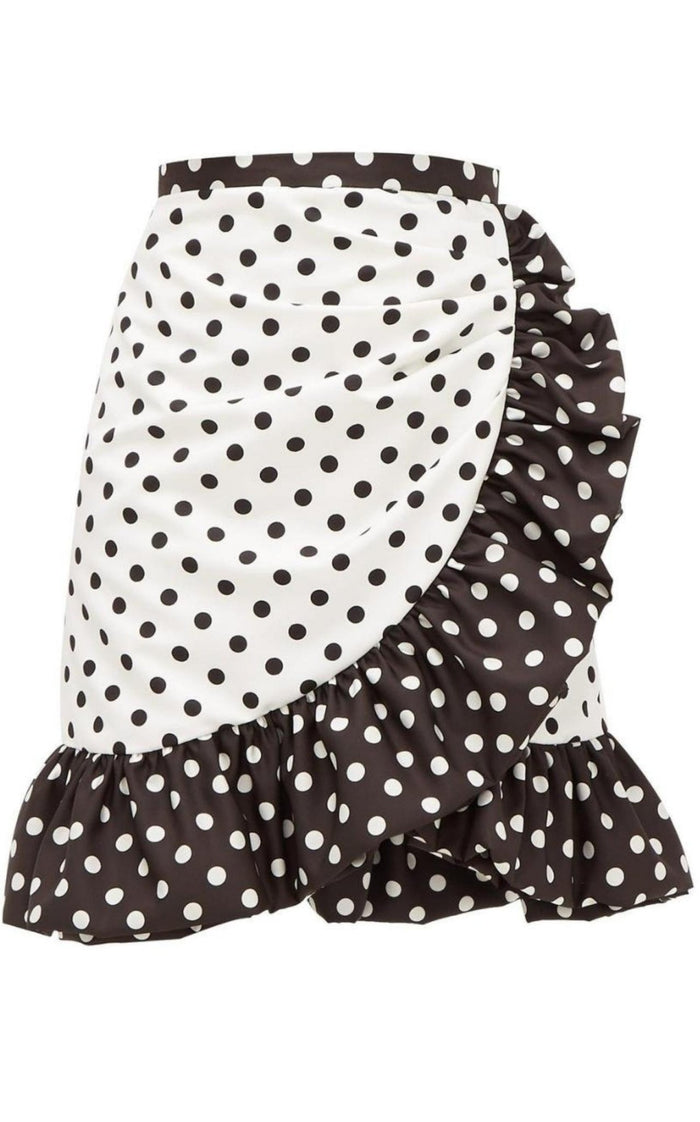 Rodarte Ruffled polka - dot skirt - Runway Catalog