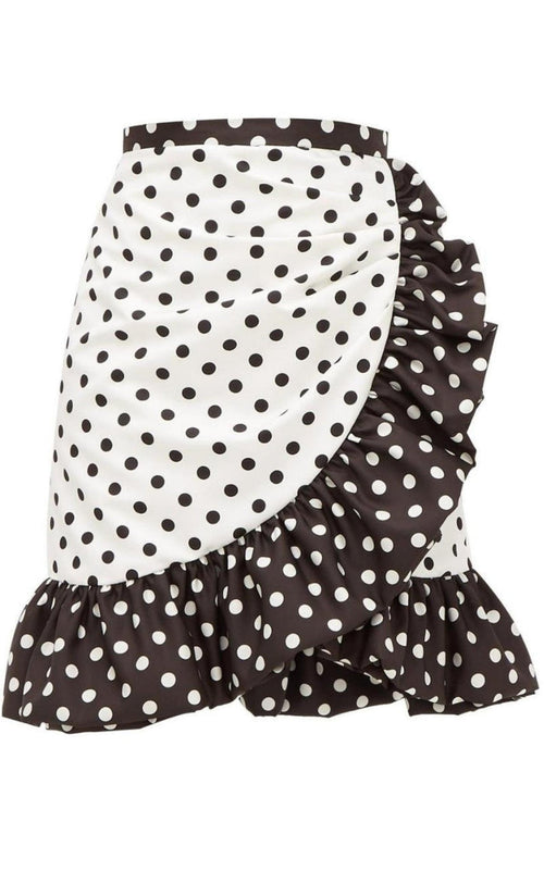 Rodarte Ruffled polka - dot skirt - Runway Catalog