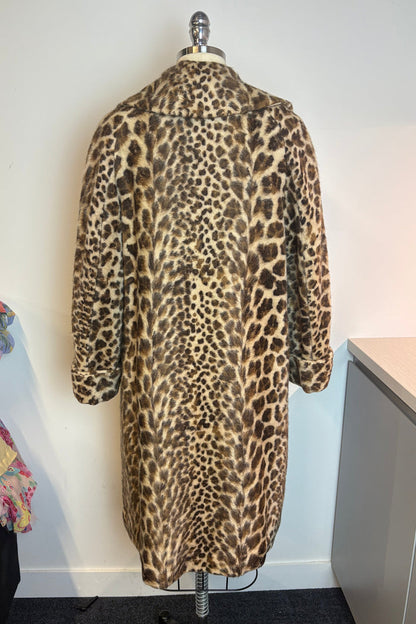 Russeks Leopard Print Coat