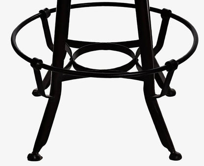 Rustic Revolve Seat - Furniselan - Brown