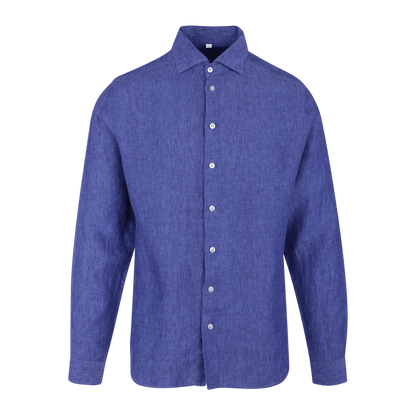 Urban Pioneers Male Salvatore LS SHIRT BLUE